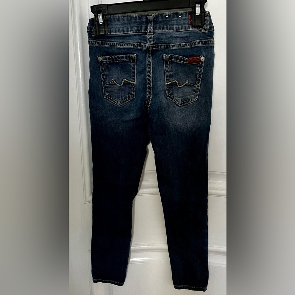 Girls 7 for all mankind “the skinny” Jean Size 7
